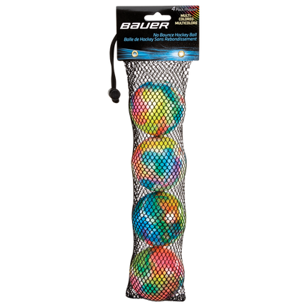 BAUER Hockey Ball Multi Color 4Pack